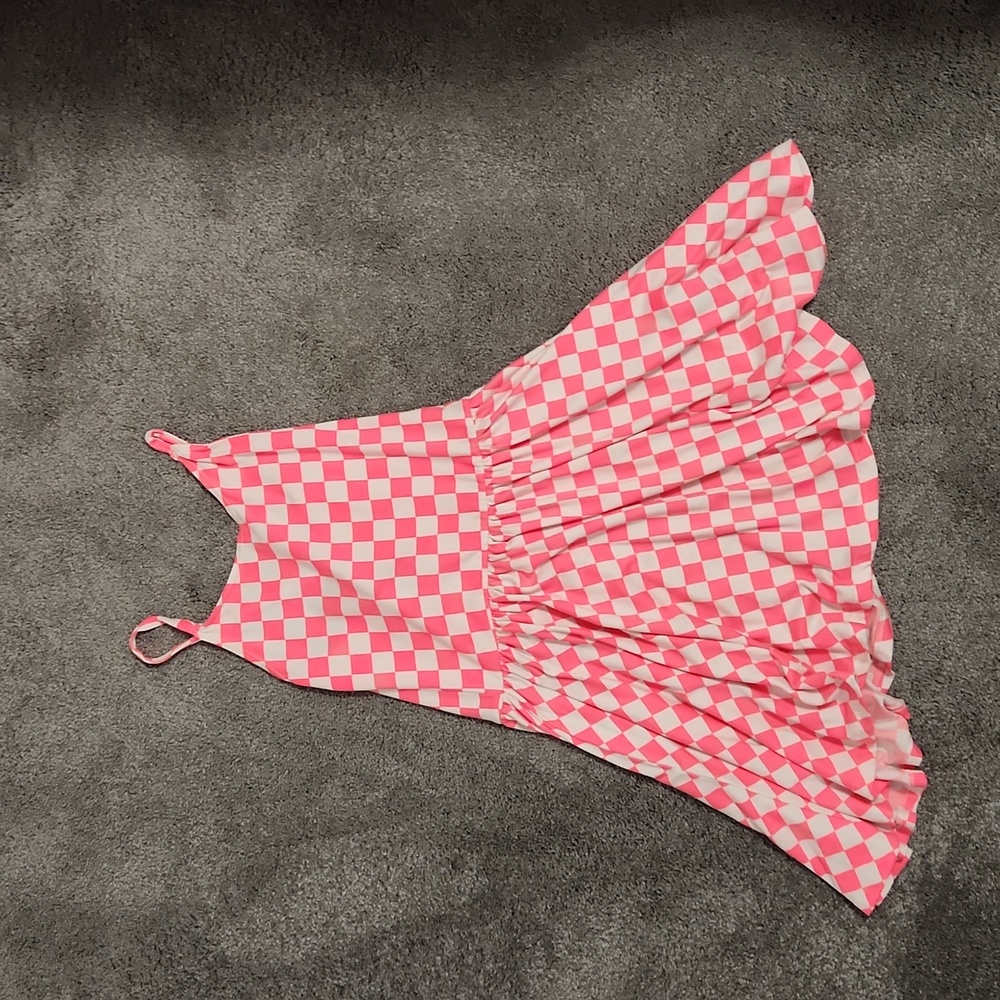 PixieLane tank check dress